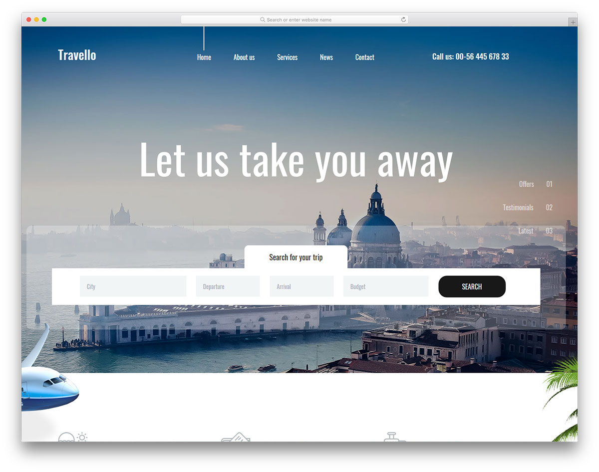 modèle gratuit de voyage