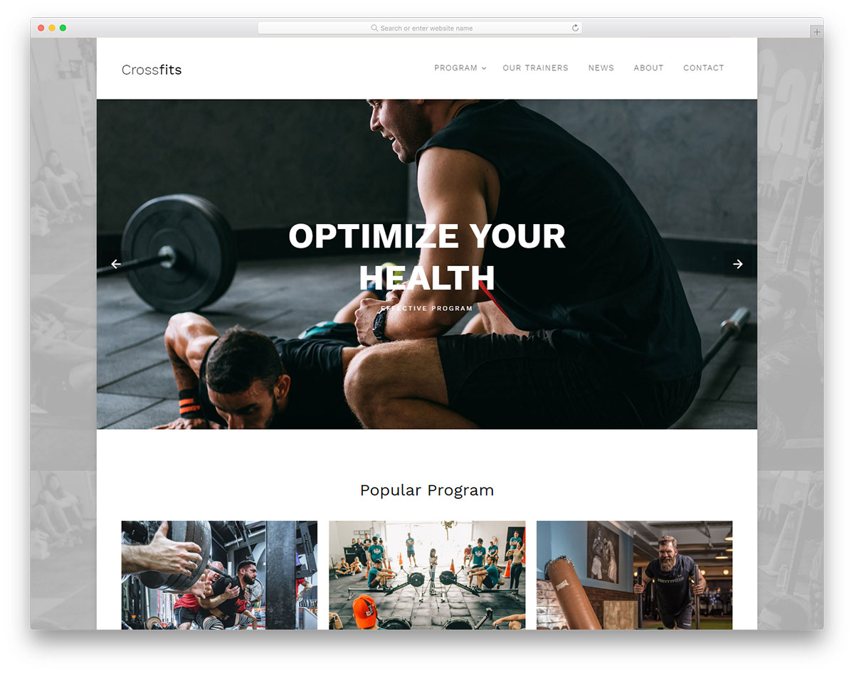 Crossfits kostenlose Vorlage