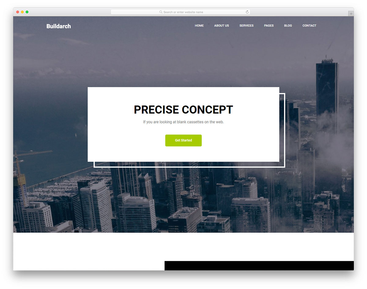 modèle gratuit de buildarch