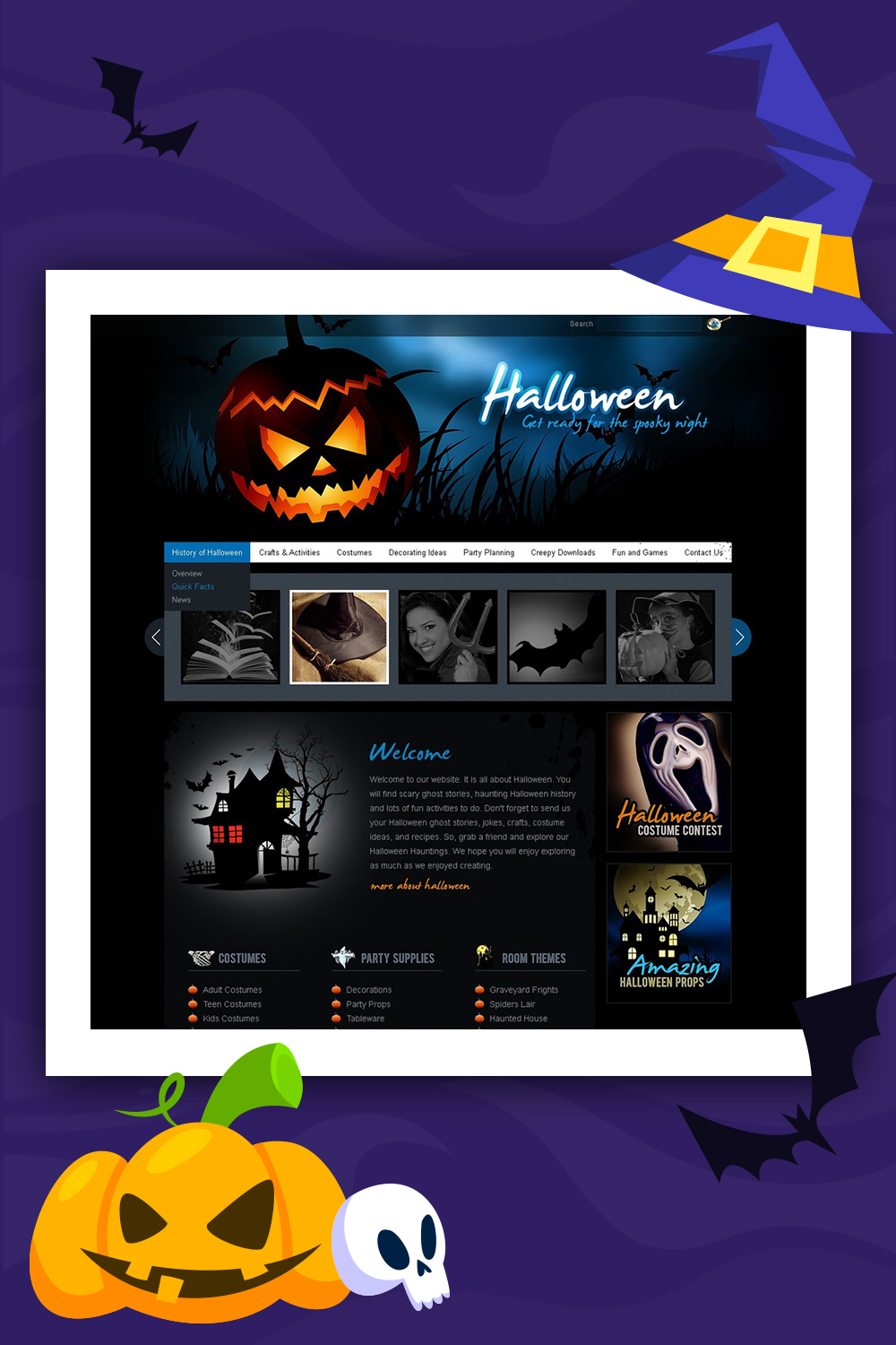 Modelo PSD de Halloween