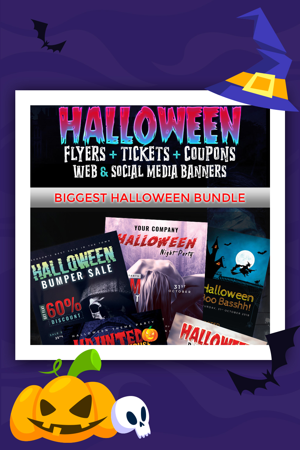 Halloween Big Bundle - modelo de identidade corporativa