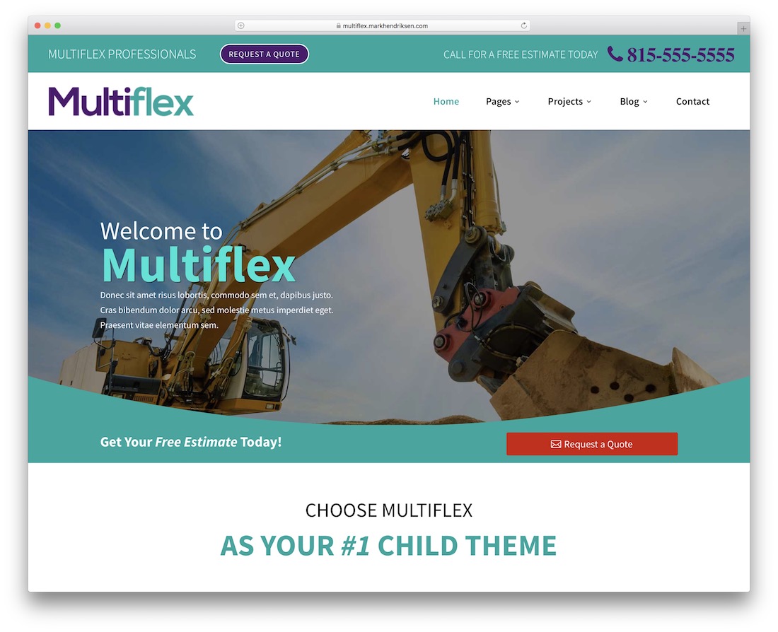 tema infantil multiflex divi