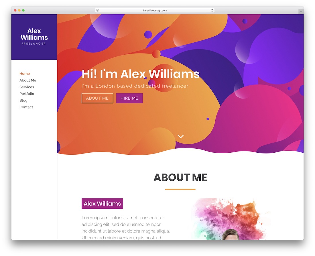 freelancer divi child theme