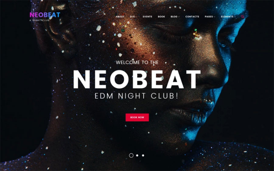 Neobeat - Thème WordPress pour boîte de nuit et divertissement