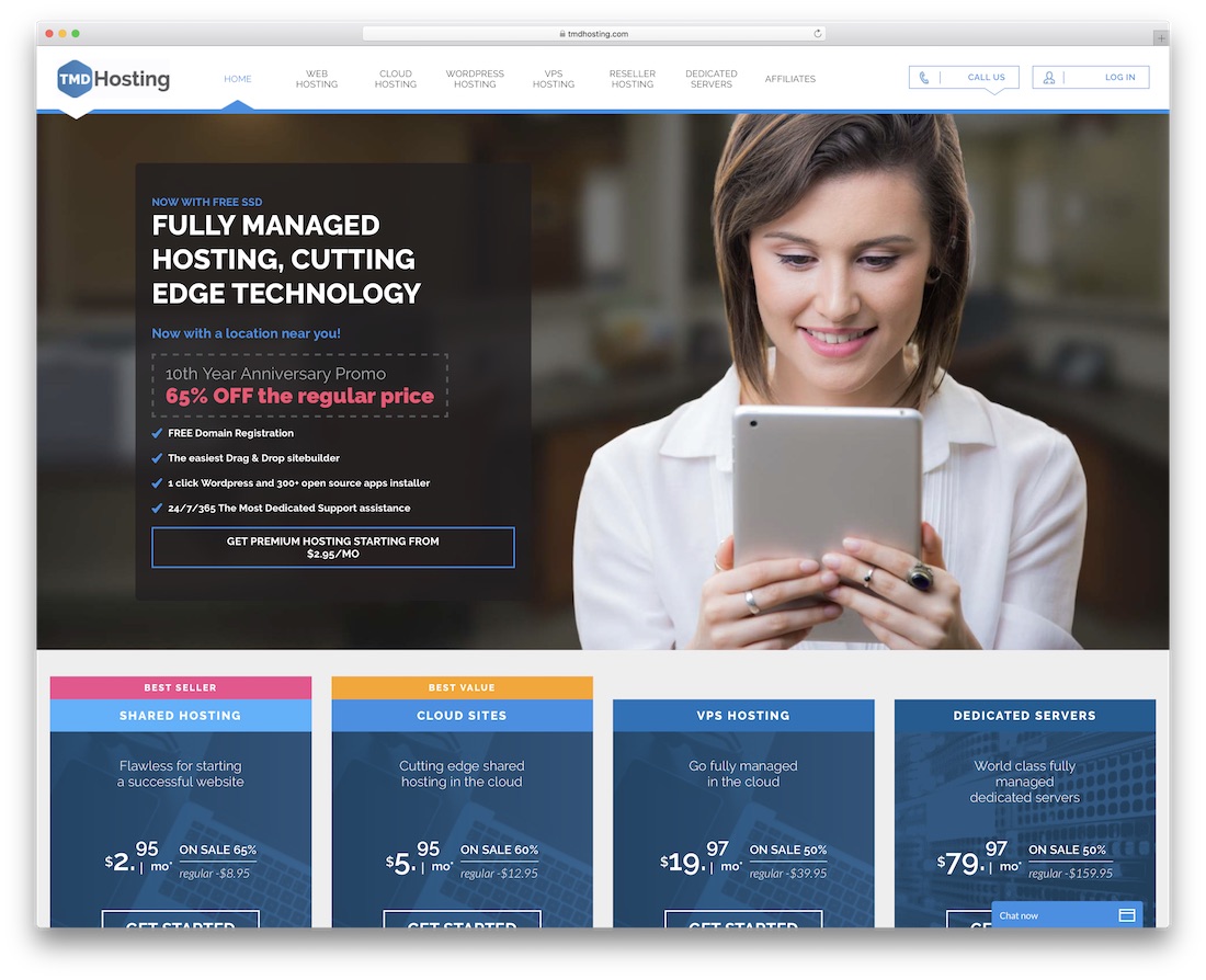 tmdhosting pour les sites personnels