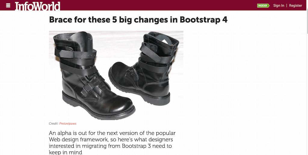 Bereiten Sie sich auf diese 5 großen Änderungen in Bootstrap 4 vor