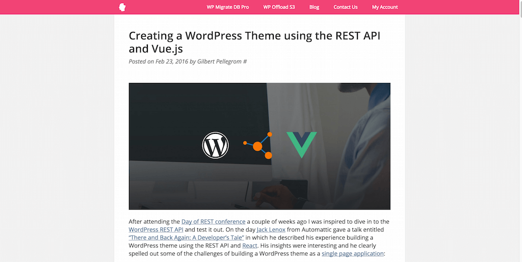 Tworzenie motywu WordPress za pomocą REST API i Vue.js