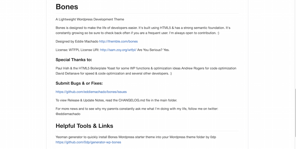 eddiemachado kości HTML5 Boilerplate.