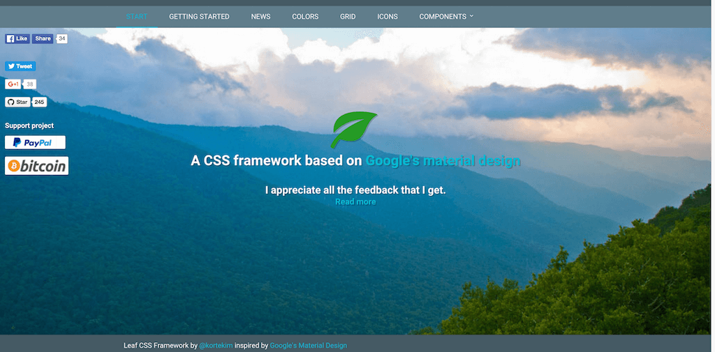 Feuille BETA 1.0 CSS Framework