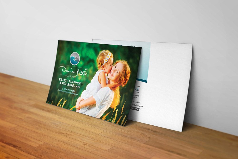 maquette de carte postale gratuite en psd