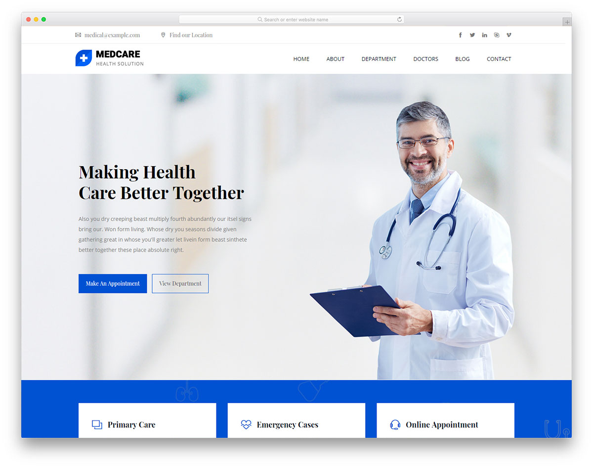 modèle gratuit de soins médicaux