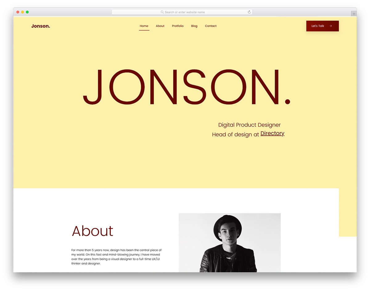 Kostenlose Jonson-Vorlage