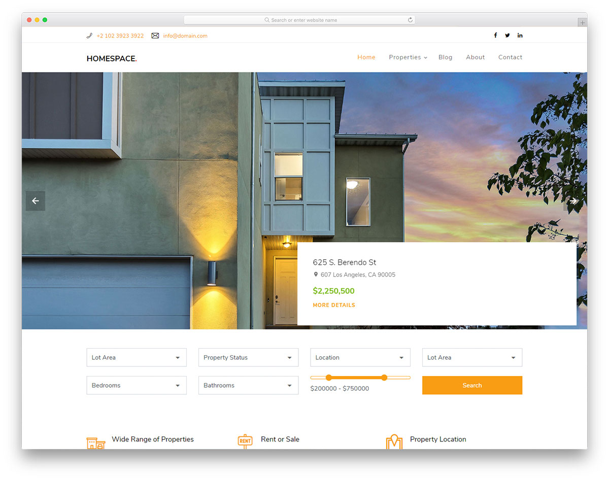 Homespace kostenlose Vorlage