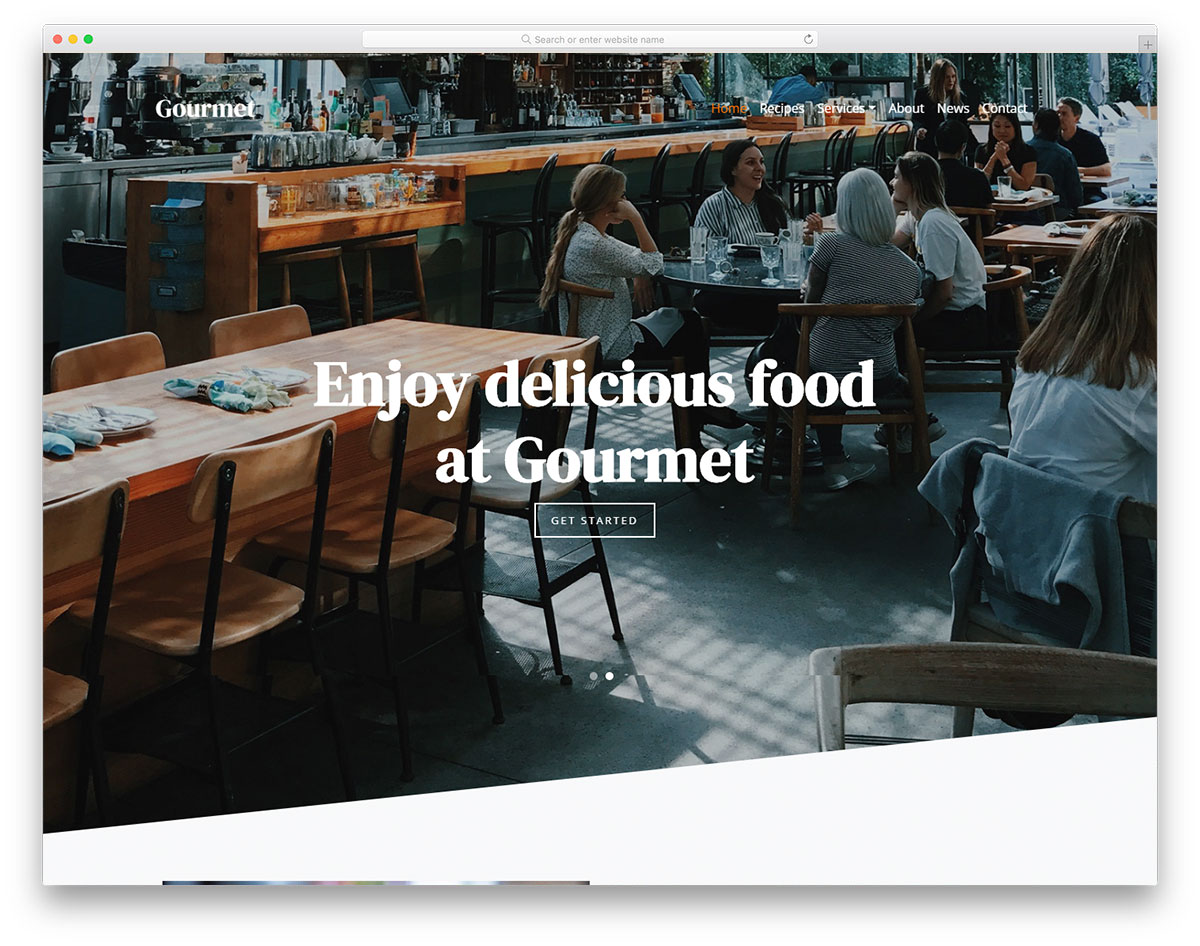 Kostenlose Gourmet-Vorlage