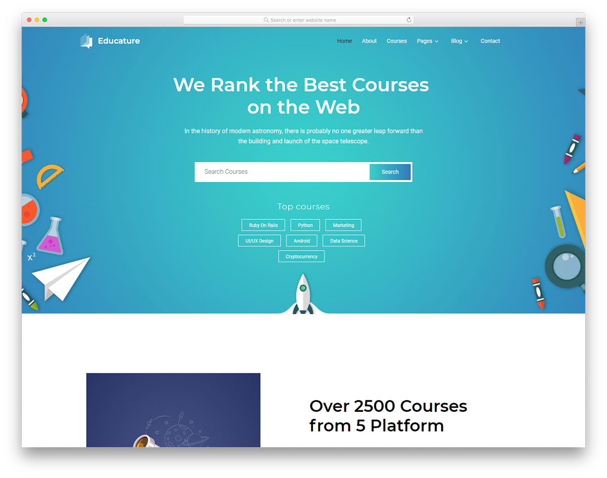 modèle gratuit d'éducation