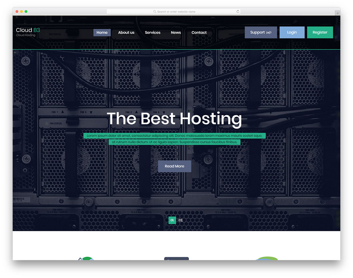 modèle gratuit cloud83