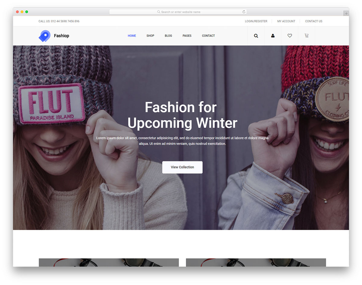 template grátis fashiop