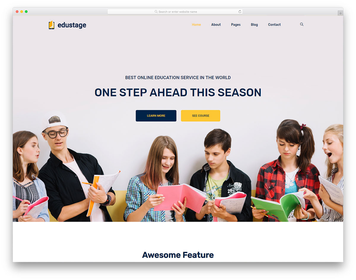 modèle gratuit d'edustage