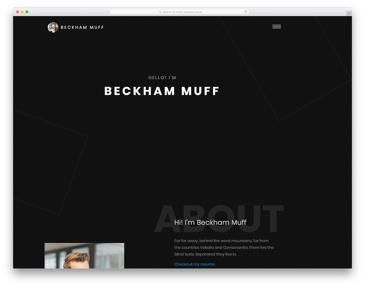 modèle gratuit de beckham