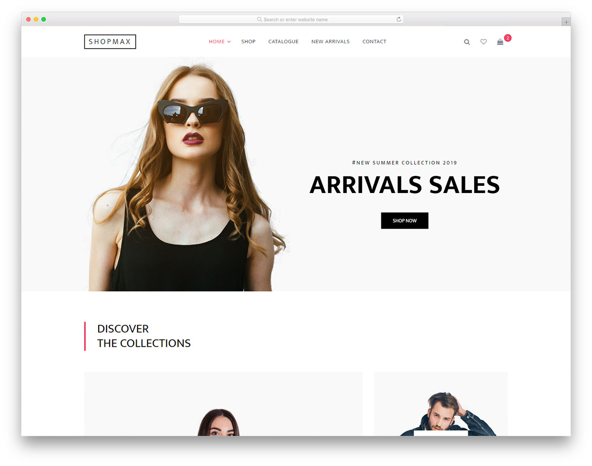 modèle gratuit shopmax
