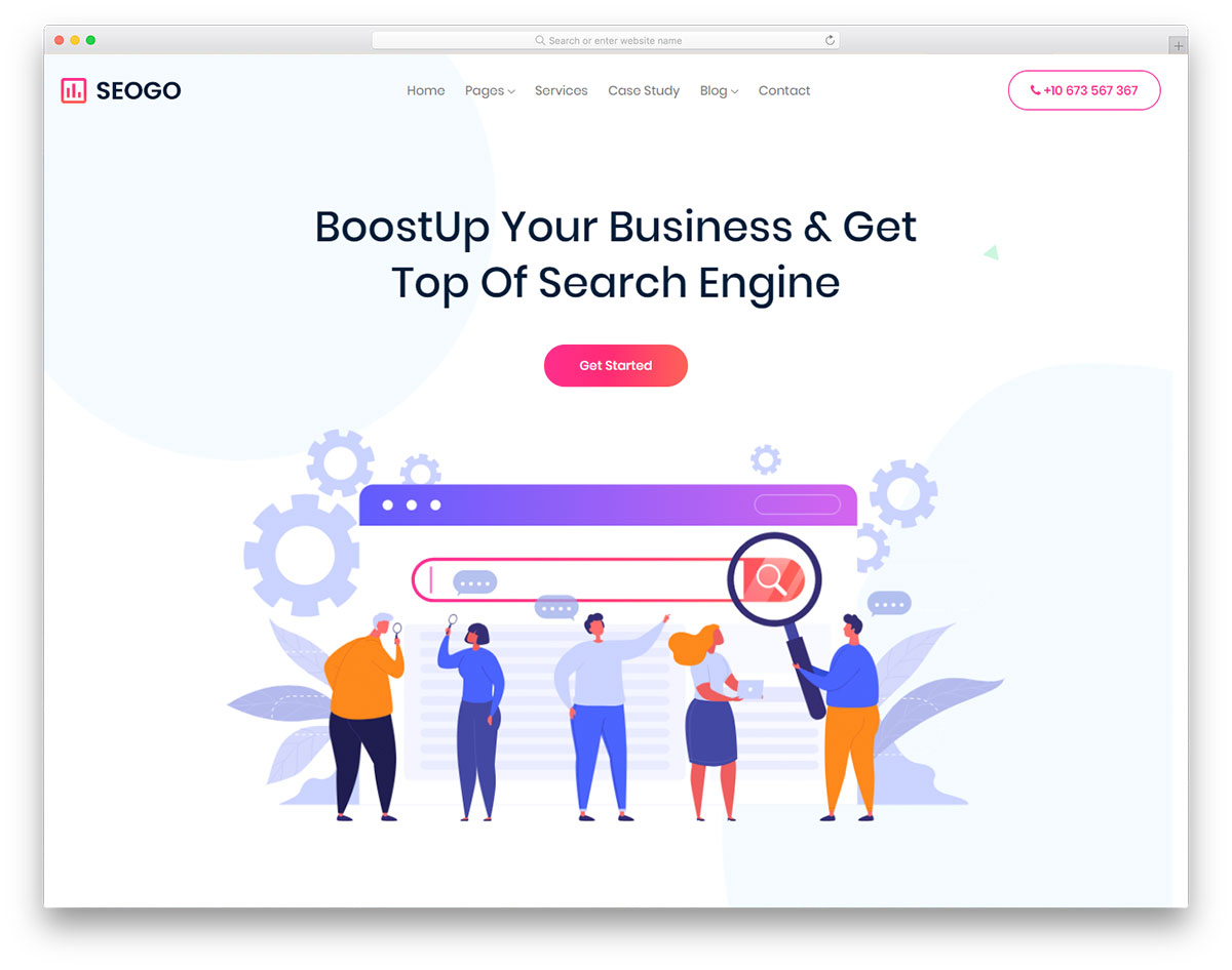 Modèle gratuit Seogo