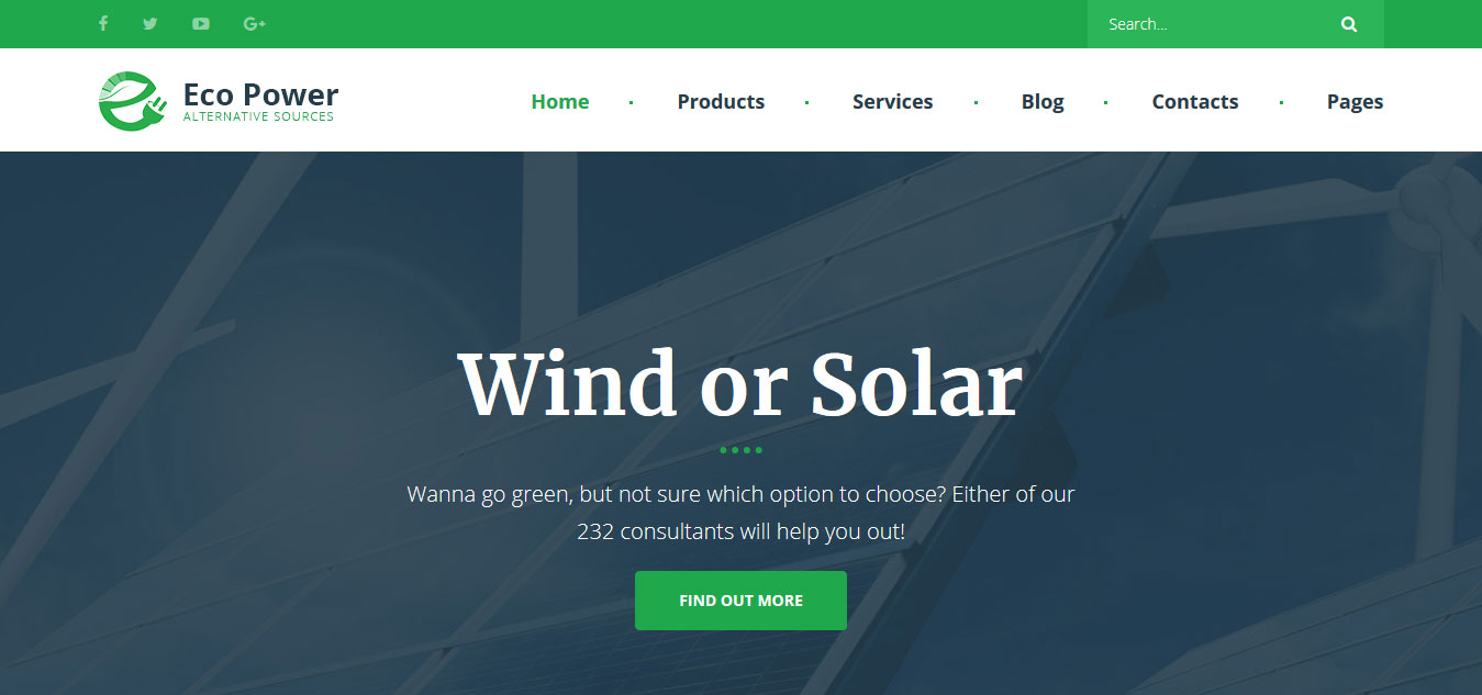 Modelos de site de energia eólica