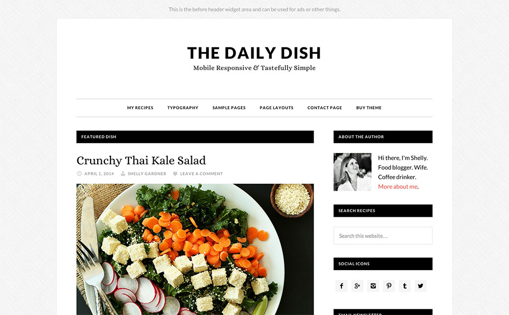 Daily Dish - Food-Magazin