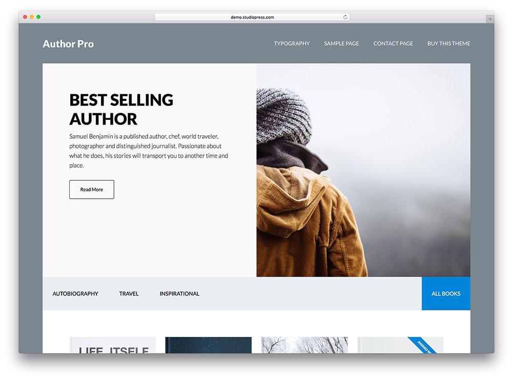 Autor - Buchautor WordPress-Theme