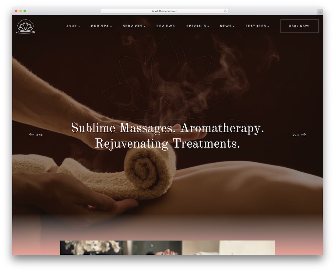 rela spa masaj wordpress teması.