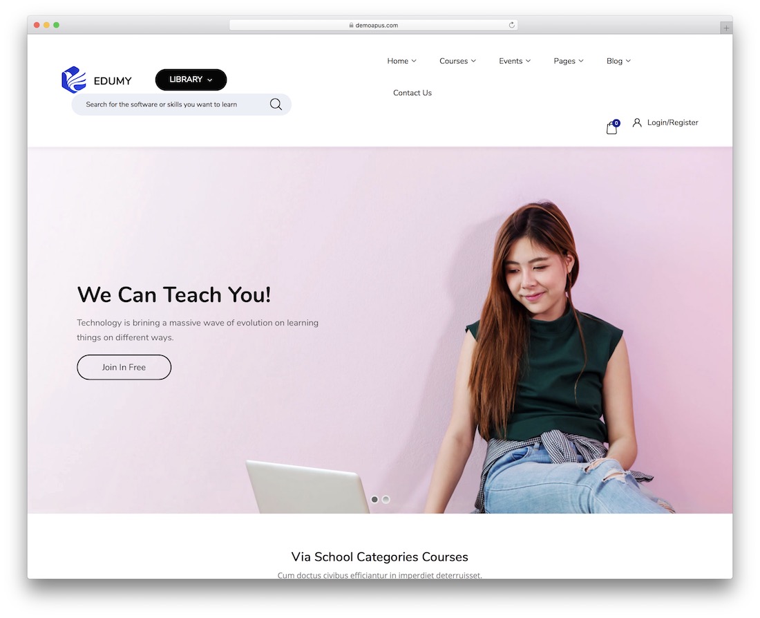 edukacyjne motywy wordpress dla studia tańca