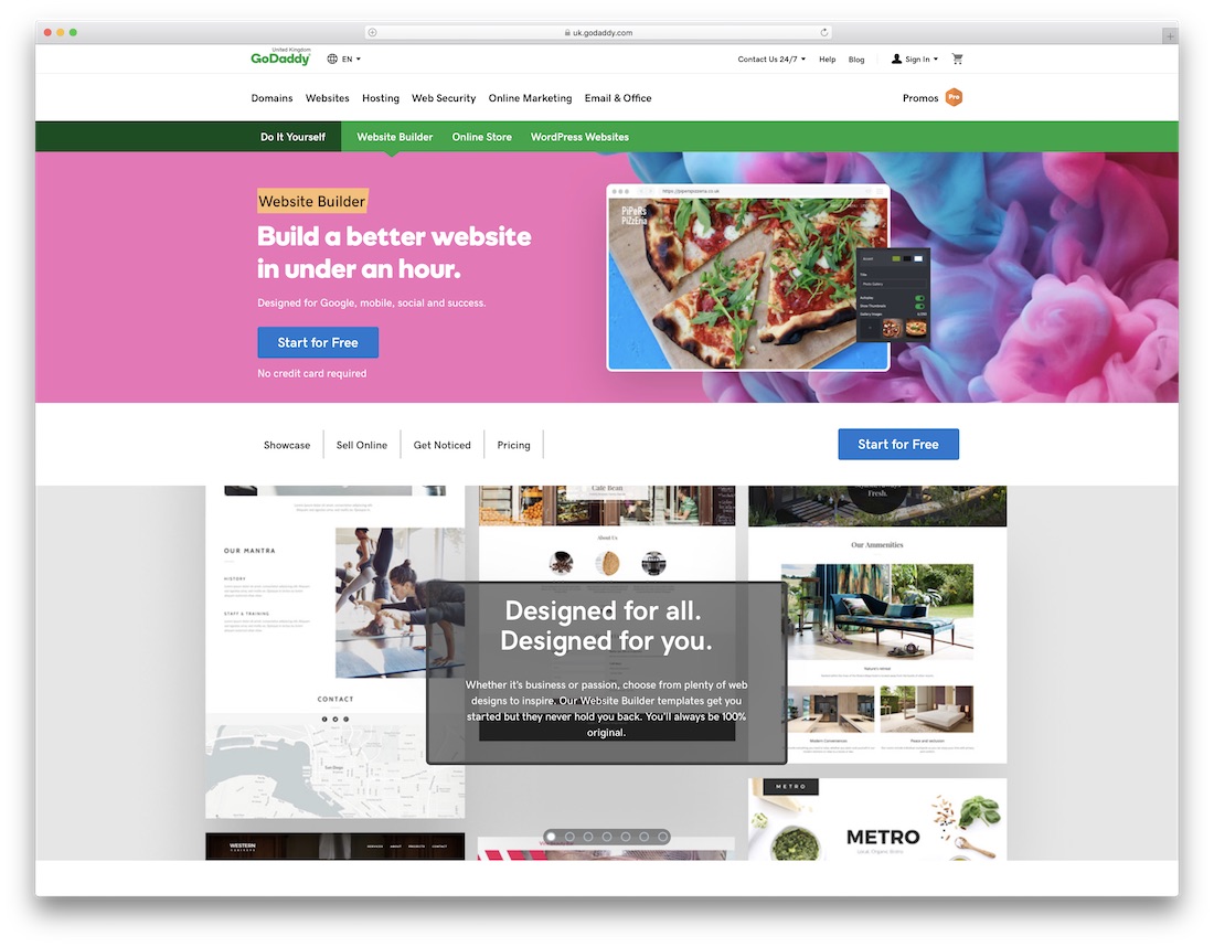 Godaddy kreator stron internetowych dla prawników