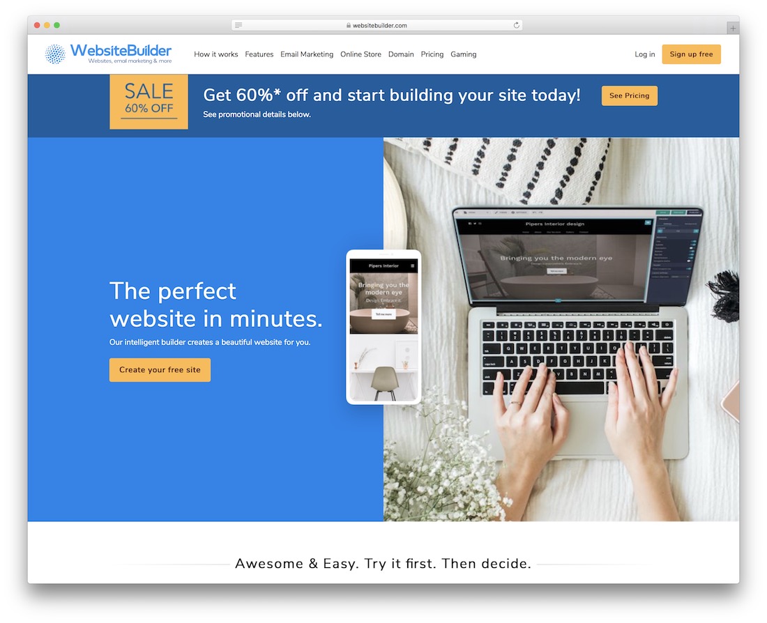 constructeur de site web constructeur de site web pour studio de fitness