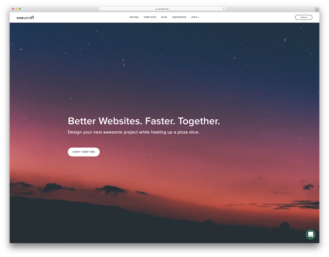 constructeur de site Web ucraft pour studio de fitness