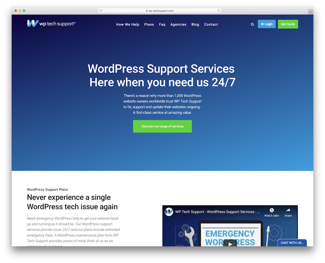 dostawca usług serwisowych wp tech support