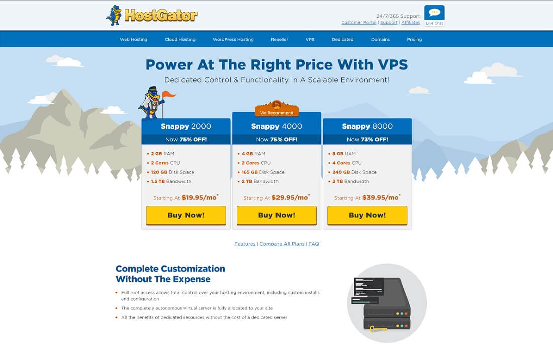 Hostgator hébergement Java