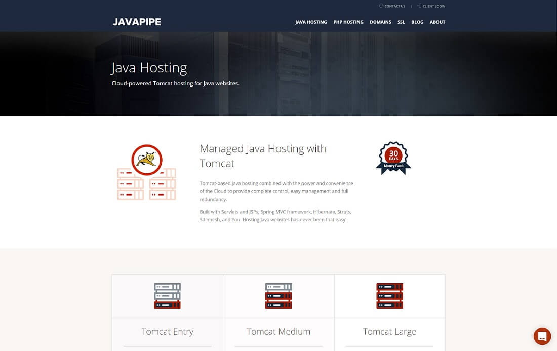 hébergement java javapipe