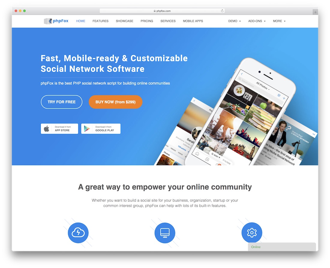 phpfox 커뮤니티 웹사이트 빌더