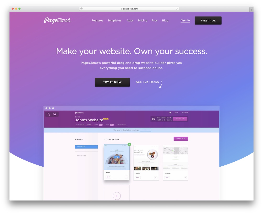 Kreator stron internetowych pagecloud dla organizacji non-profit