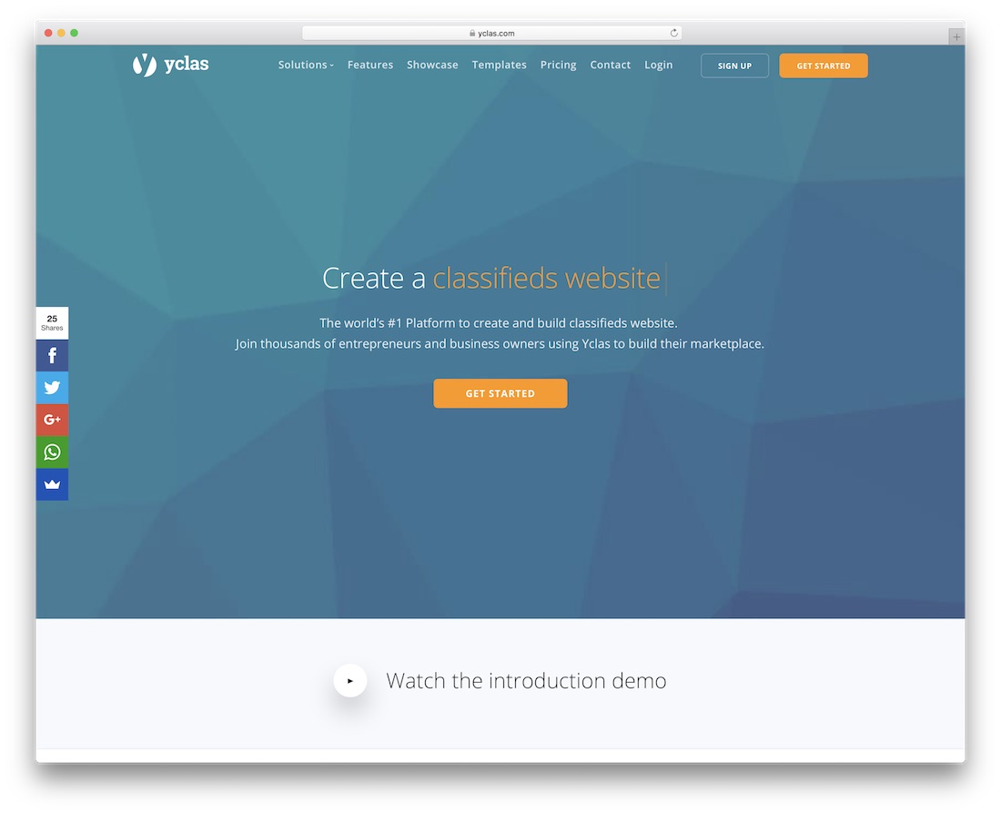 yclas 디렉토리 웹사이트 빌더