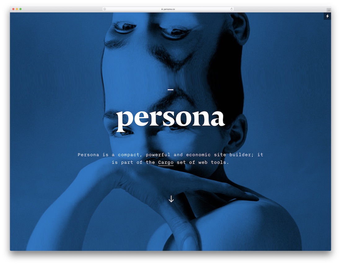 persona najlepszy jednostronicowy kreator stron internetowych