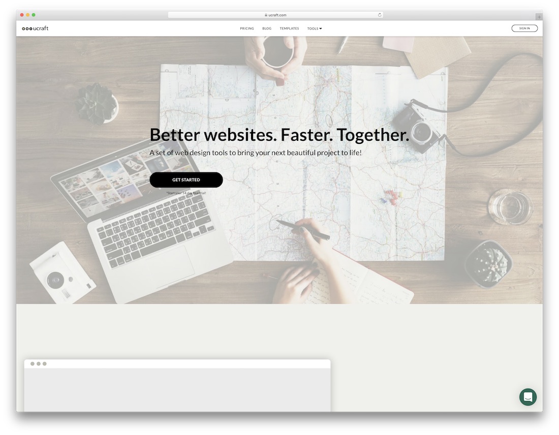 ucraft meilleur constructeur de site Web personnel