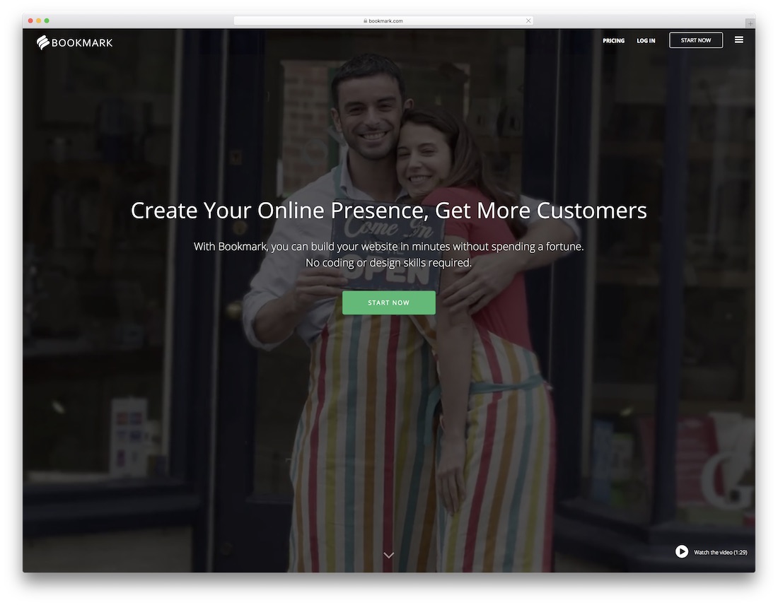 signet meilleur constructeur de site Web personnel
