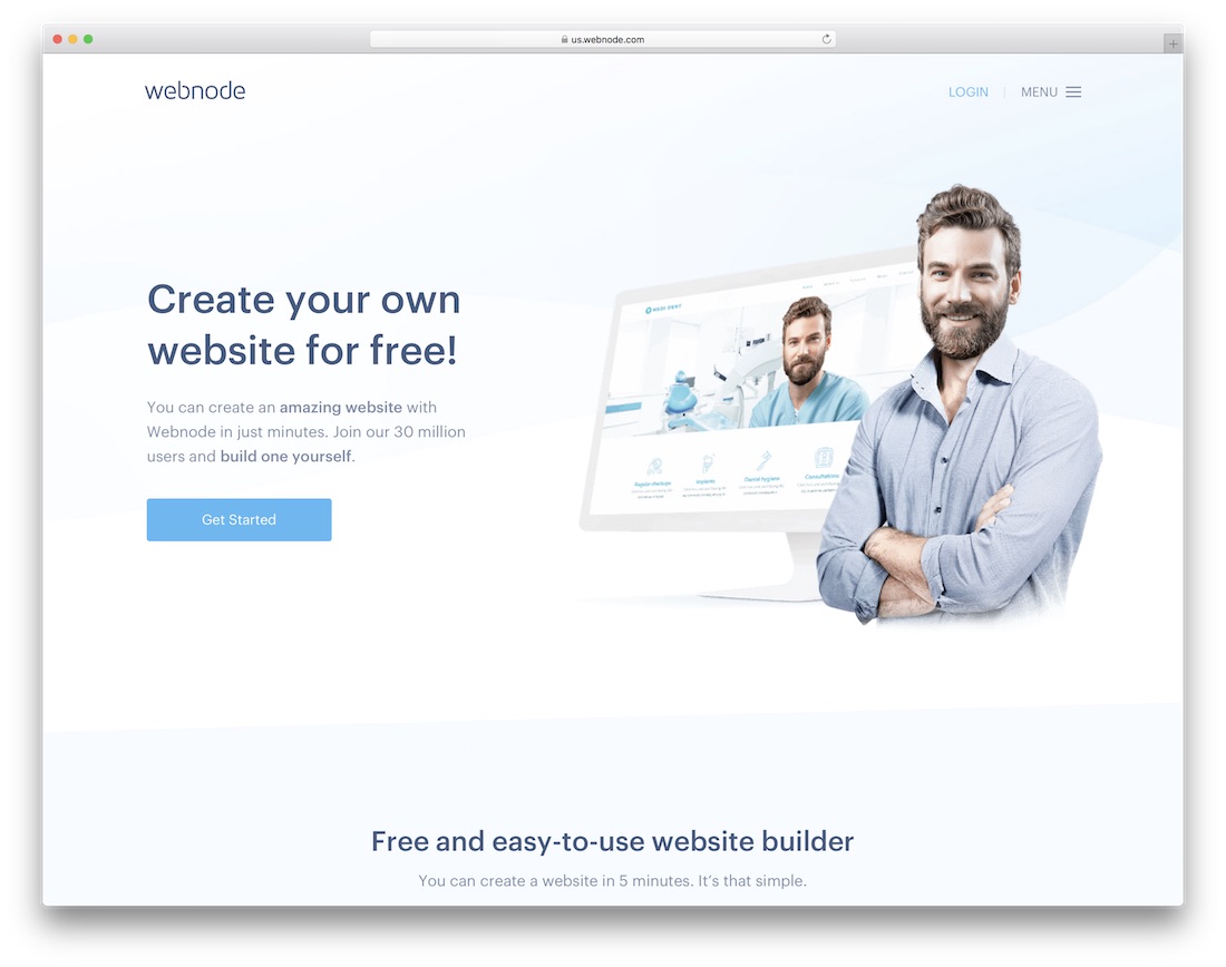 webnodeファッションウェブサイトビルダー