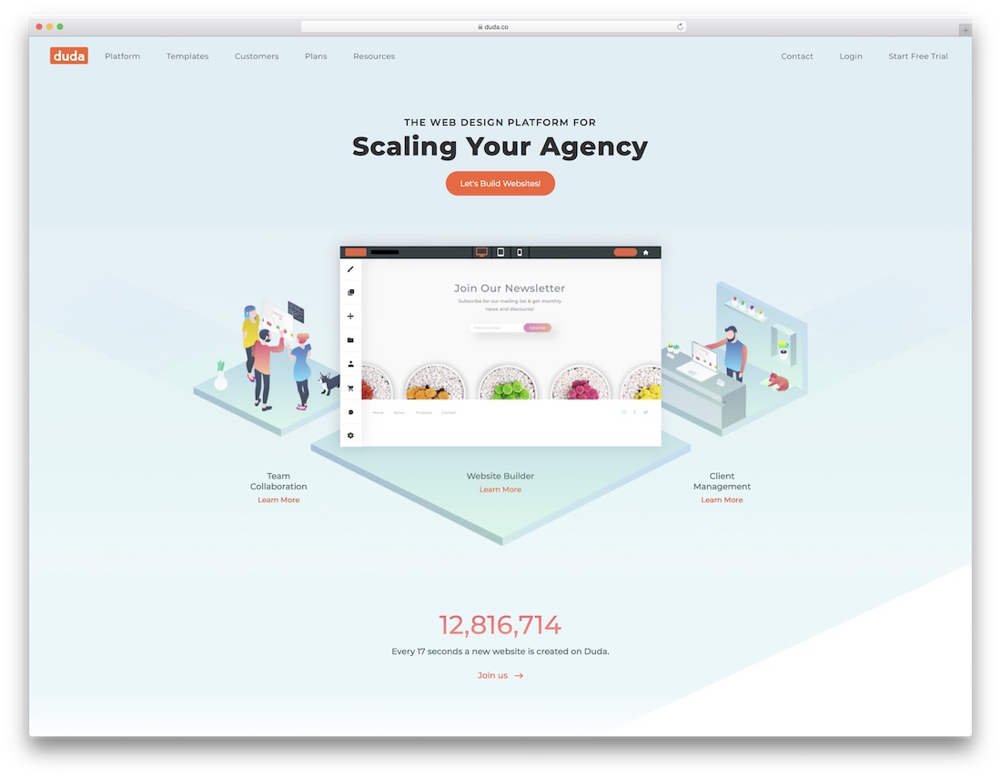 constructeur de boutique en ligne duda