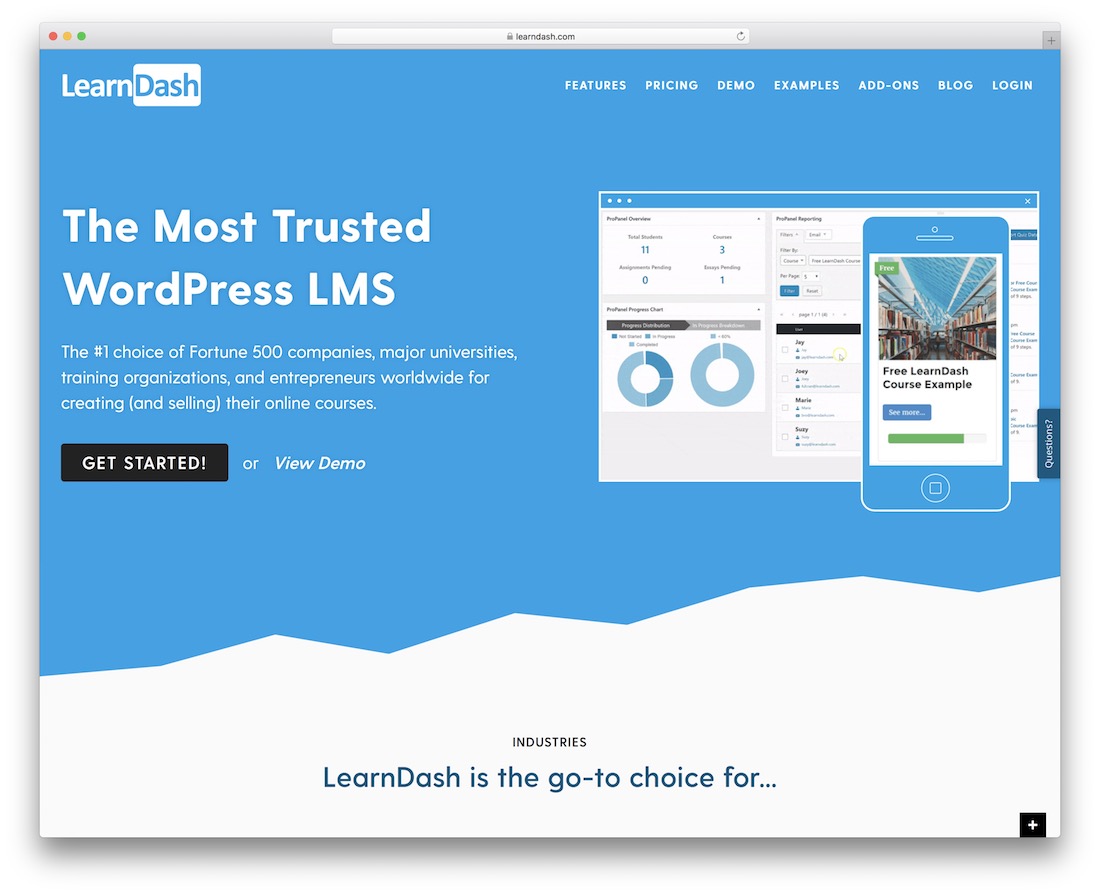 Wtyczka learndash lms wordpress
