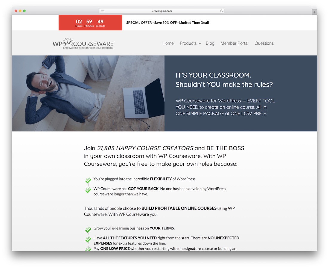 wp lms wordpress plugin