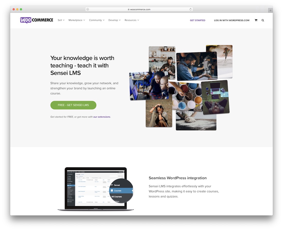 Wtyczka wordpress sensei lms
