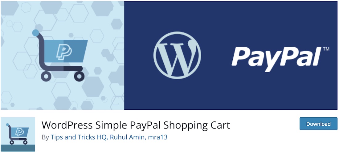 plugin de panier d'achat paypal wordpress simple