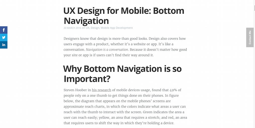 UX Design pentru mobil