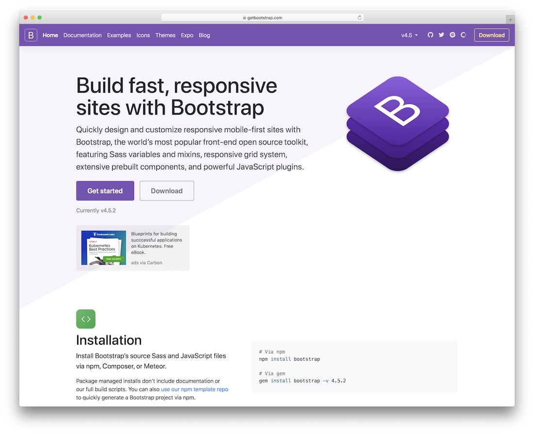 framework bootstrap html5